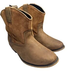 Sz 6 NWT Santa Fe Boot Co Brown Suede Leather Boots Western Boho Cowgirl Country